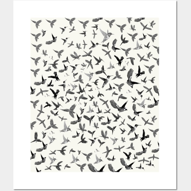 Birds Birds Birds Wall Art by notsniwart